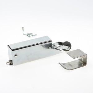 Dictator Deuropvanger, hydraulisch 1400 chroom met haak 1014