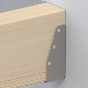 Toepassing balkdrager zonder lip